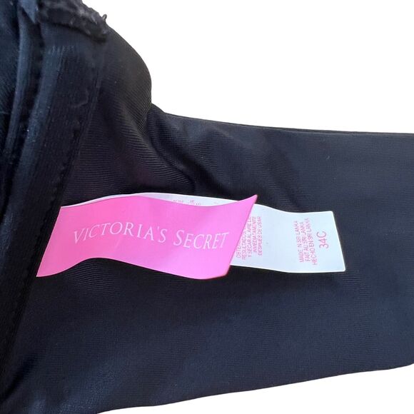 Victoria's‎ Secret Swim Wrap Multiway Bandeau Bikini Top Black Size 34 C - Picture 6 of 6